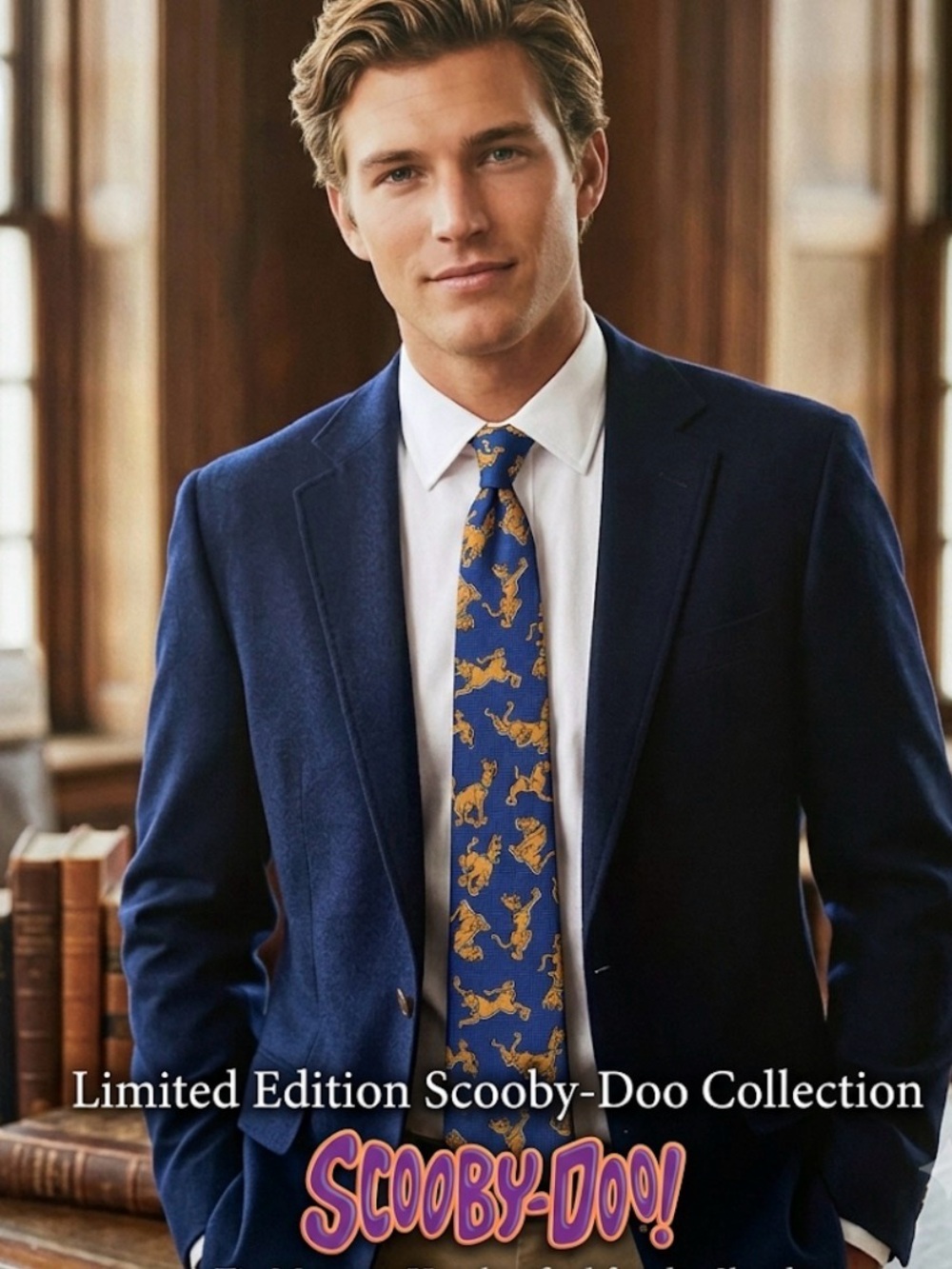 Vintage 1998 Cartoon Network and Hanna-Barbera Scooby-Doo Tie